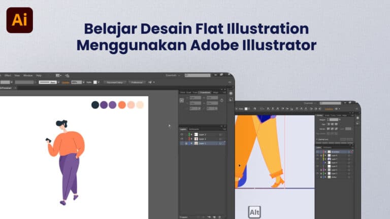 Belajar Desain Flat Illustration Menggunakan Adobe Illustrator