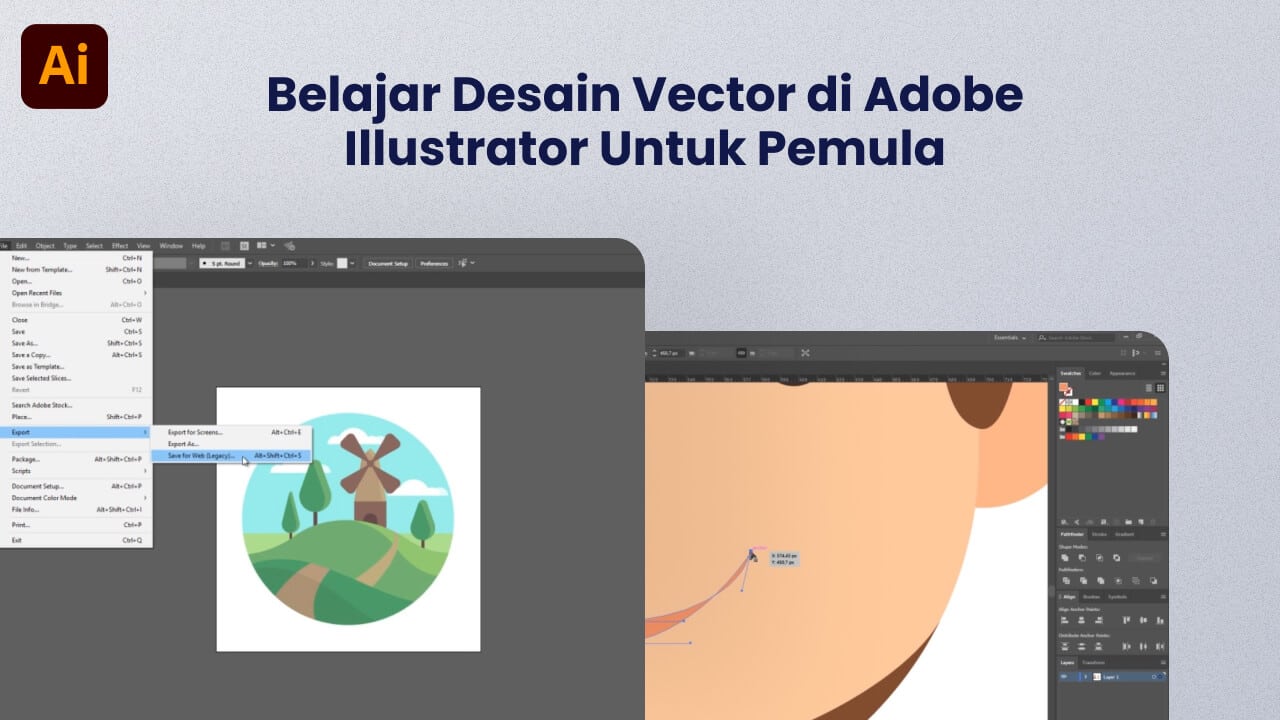Belajar Desain Vector di Adobe Illustrator Untuk Pemula